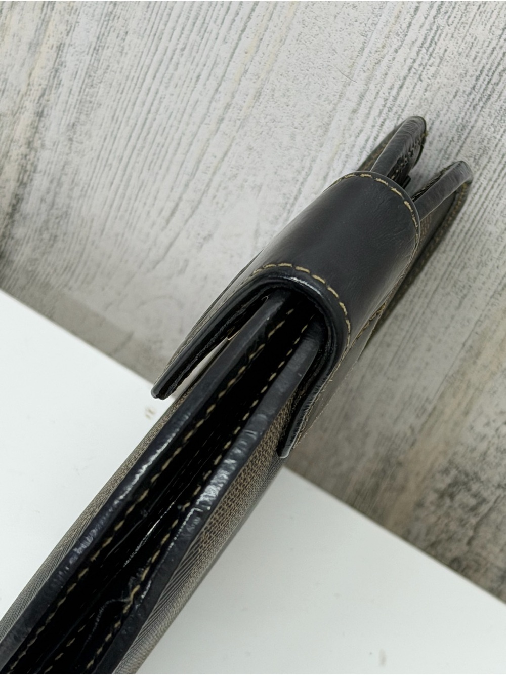 Vintage Fendi Pequin Striped Dome Wallet - Picture 6 of 13
